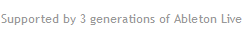 supported by 3 generations of live